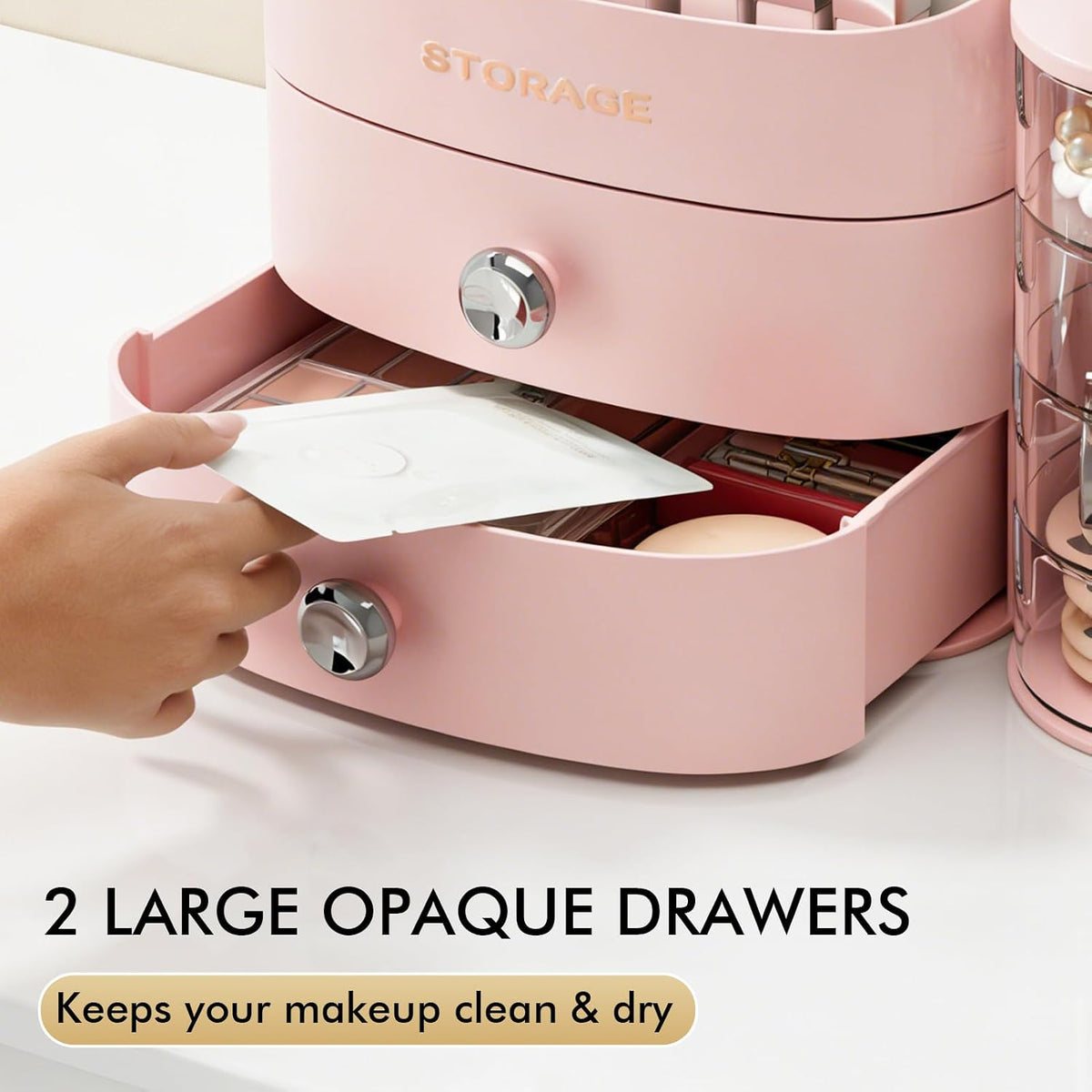 Makeup Organizer Countertop with Drawers, Make up Organizers for Vanity