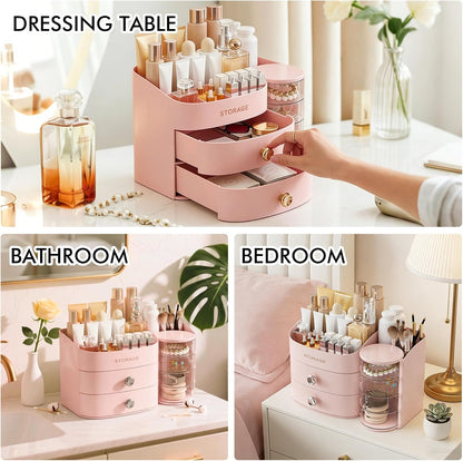Makeup Organizer Countertop with Drawers, Make up Organizers for Vanity
