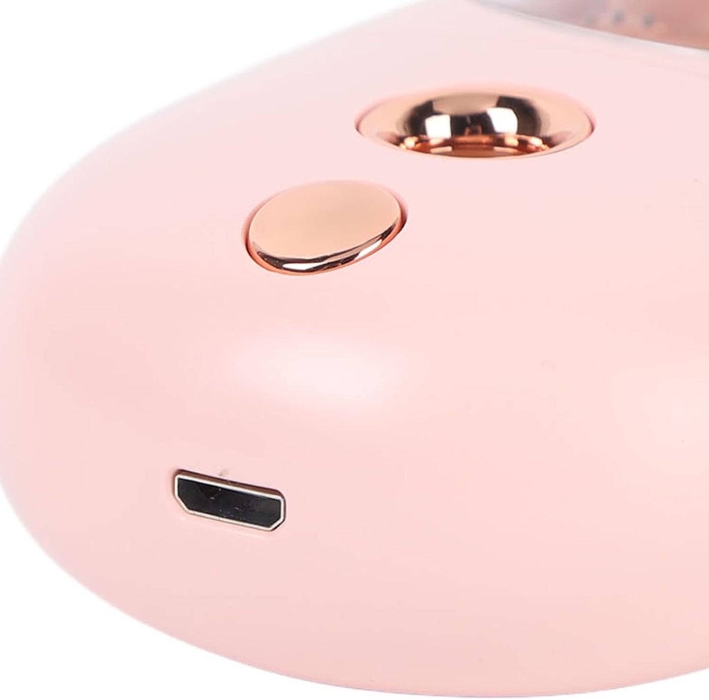 Face Steamer, 35ml Facial Steamer Cute Animal Portable Face Steamer Face Humidifier USB Rechargeable Mist Sprayer for Skin Care (Pink)