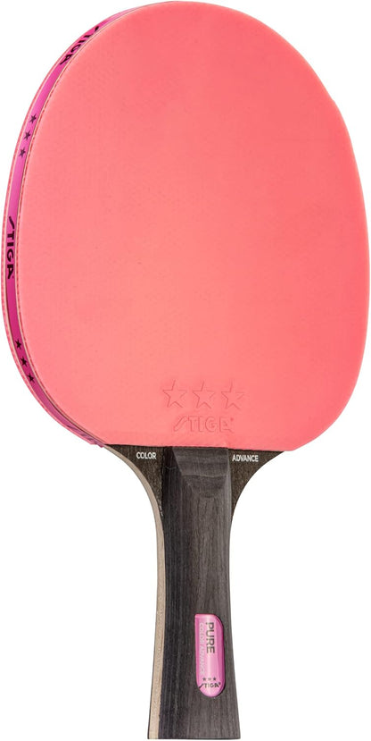 Pure Color Advance Performance-Level Table Tennis Racket (Yellow)