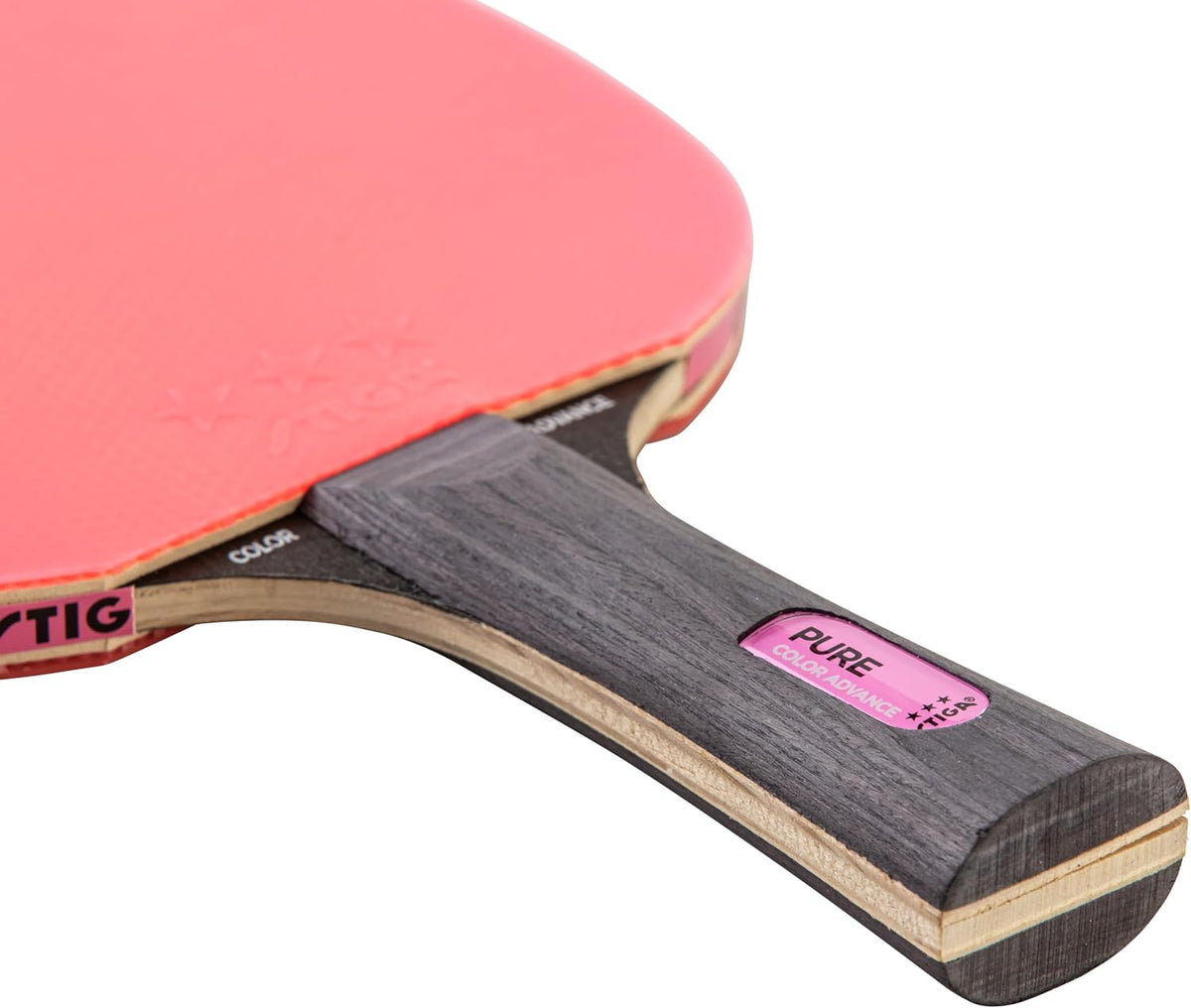 Pure Color Advance Performance-Level Table Tennis Racket (Yellow)