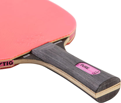 Pure Color Advance Performance-Level Table Tennis Racket (Yellow)