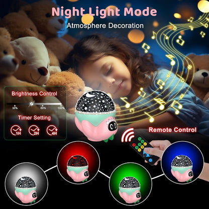 Dinosaur Night Light Projector for Kids | Star Lights Projector for Bedroom