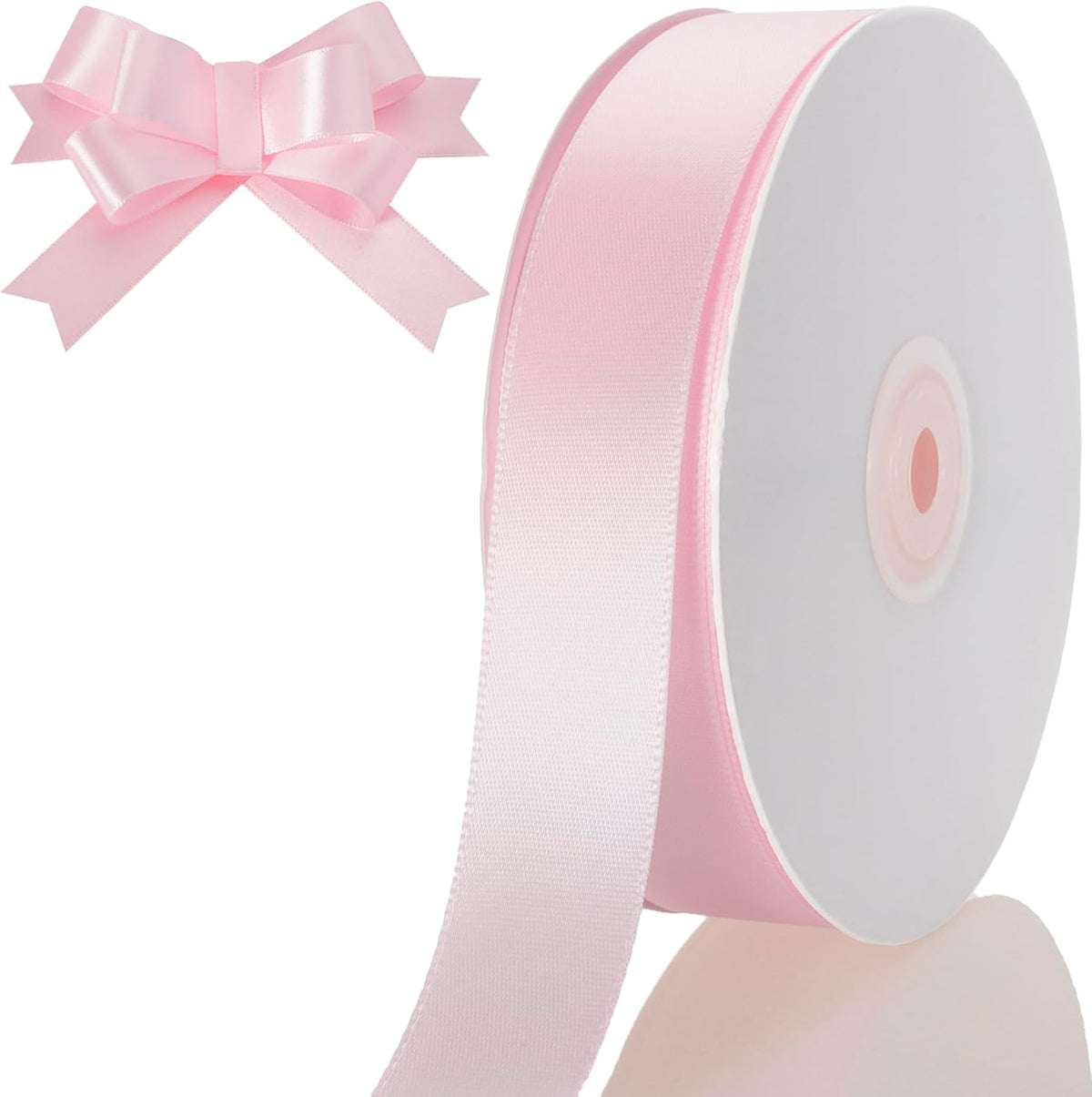 1 Inch Light Pink Ribbon 50Yards – Perfect for Gift Wrapping