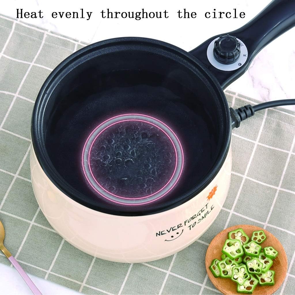 Soup Pot Aluminum Alloy Non-Stick pan with Handle and Transparent Glass lid for Soup Non-Stick Saucepan with Visual Lid for All Stove Milk Pan (Color : Pink)