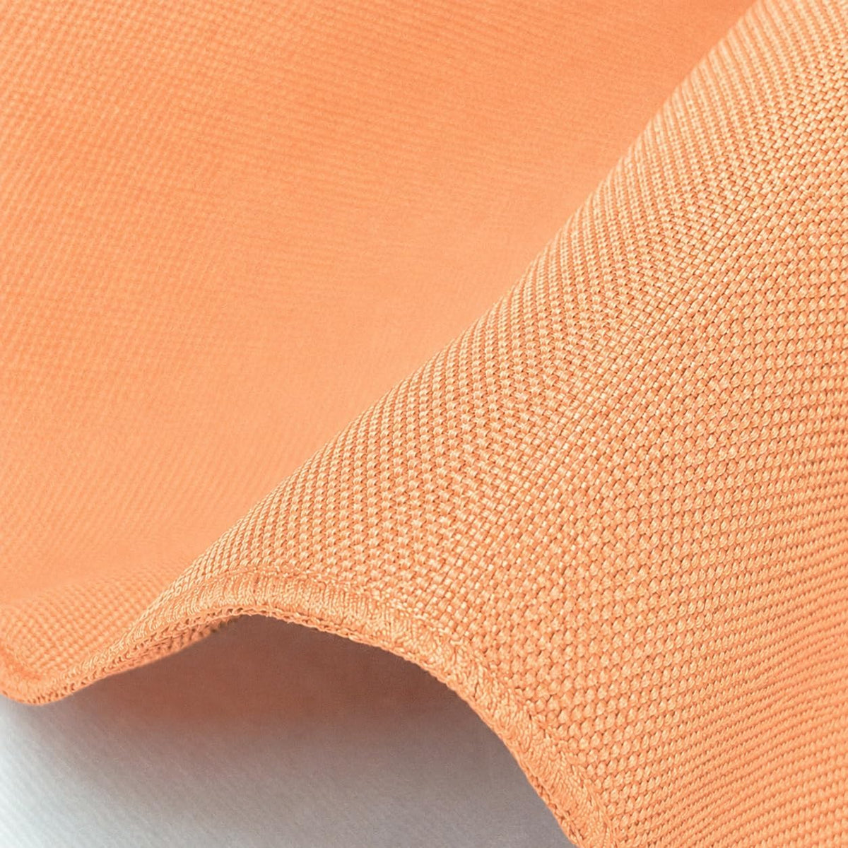17x17 Inch Polyester Cloth Napkins, Set of 12 (Peach)