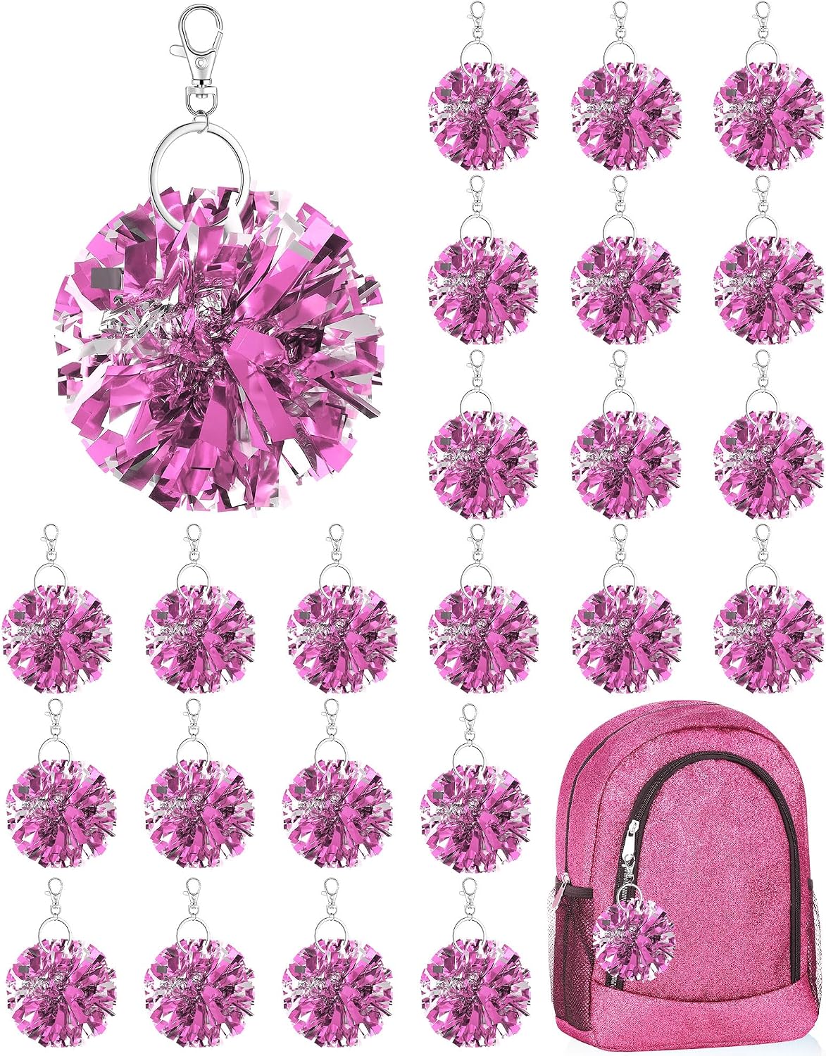 Cheer Pom Pom Keychain