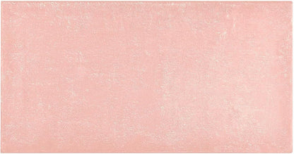 Pink Solid Color Bath Mat 39x20 Inch, Soft Absorbent Plush Rug, Non-Slip Washable Floor Mat for Bathroom Bedroom Kitchen Entryway Carpet