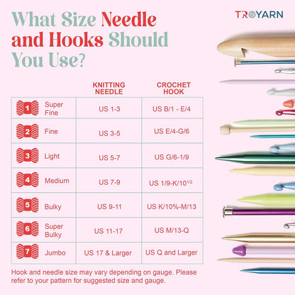60% Cotton 40% Acrylic Crochet Bulk Yarn - Light Pink, Soft Fine/Sport Yarn for Crocheting/Knitting - Ideal for Amigurumi Dolls and Baby Garments