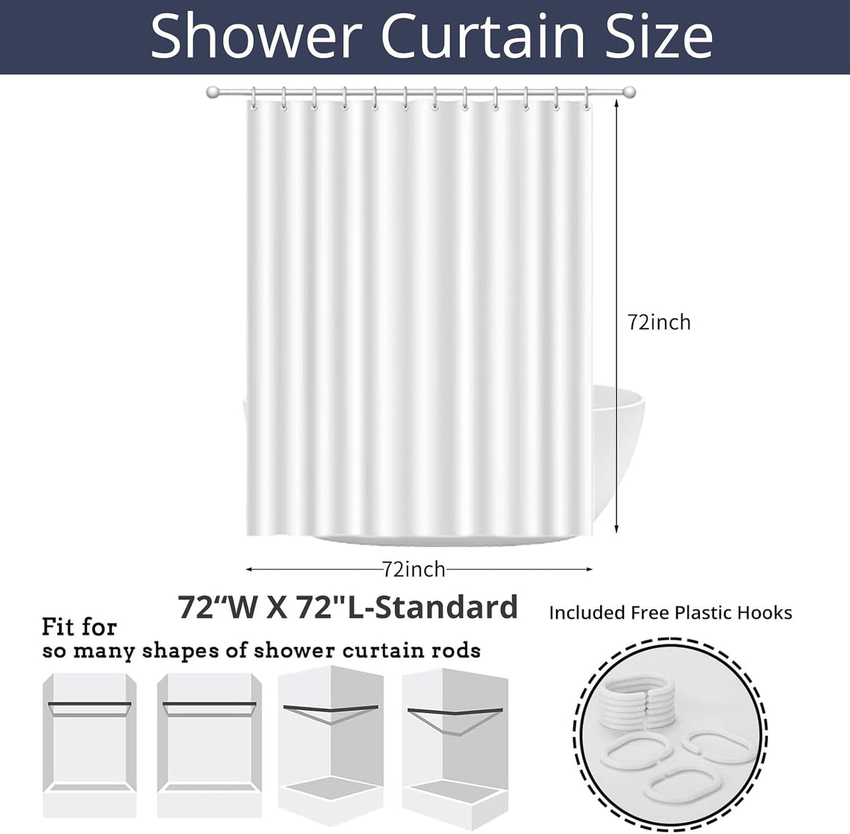 Spring Shower Curtain, Sage Green Eucalyptus Leaf Pink Watercolor Floral Botanical Plants Bathroom Curtain Waterproof Fabric Machine Washable with Hooks, 72" Wx72 L