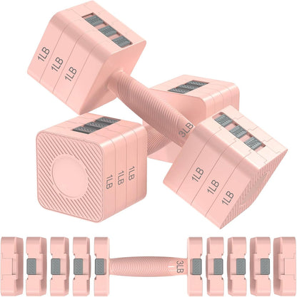 Adjustable Dumbbells Set for Women/Men Home Gym