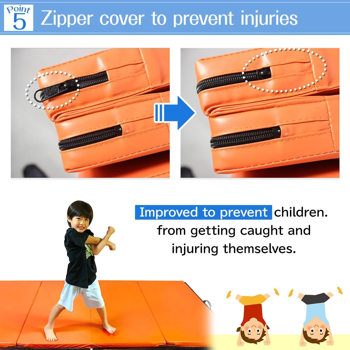Gymnastics Mat Folding Stretch Mats 71"x39"x2" Exercise Muscle Training Children Play Horizontal Bar Mat Yoga Sports Soundproof Home Use