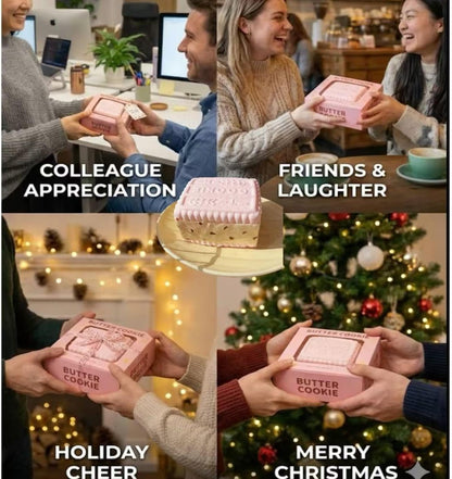 Pink Cookies Squishy Toy - Slow Rising PU Foam Squeeze Bar, Sweet Scented Kawaii Fake Food Fidget for Stress Relief,Cute Desk Decor Gift for Adult Teens(Pink Cookies)