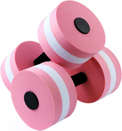 2 EVA Foam Pool Weights Dumbbells, water dumbbells, Water Weights, Weights Dumbbells Set, Aquatic Exercise Dumbbells, Non-Slip Solid Colorfast Water Resistance Dumbbells for Water Exercise
