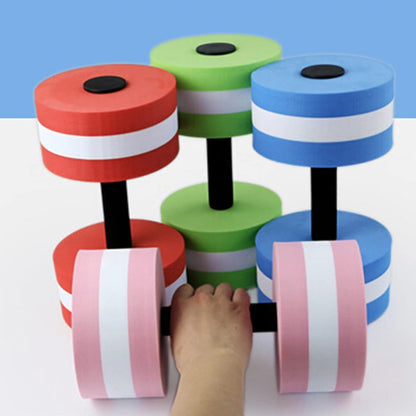 2 EVA Foam Pool Weights Dumbbells, water dumbbells, Water Weights, Weights Dumbbells Set, Aquatic Exercise Dumbbells, Non-Slip Solid Colorfast Water Resistance Dumbbells for Water Exercise