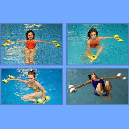 2 EVA Foam Pool Weights Dumbbells, water dumbbells, Water Weights, Weights Dumbbells Set, Aquatic Exercise Dumbbells, Non-Slip Solid Colorfast Water Resistance Dumbbells for Water Exercise