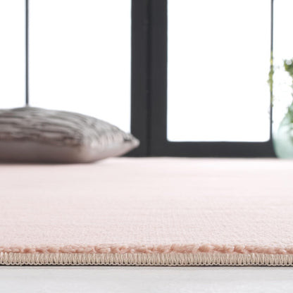 Washable Rug Loft Collection - 4' x 6', Peach, Slip Resistant & Easy Cleaning, Ideal for Living Room, Bedroom, Home Office, Nursery, Kids Playroom, Dining Space (LFT315C)