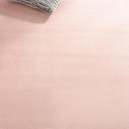 Washable Rug Loft Collection - 4' x 6', Peach, Slip Resistant & Easy Cleaning, Ideal for Living Room, Bedroom, Home Office, Nursery, Kids Playroom, Dining Space (LFT315C)