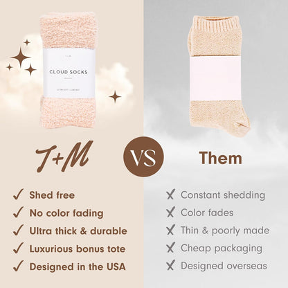 Gifts Warm & Cozy Ultra-Luxe Cloud Fuzzy Socks, Gifts for Women