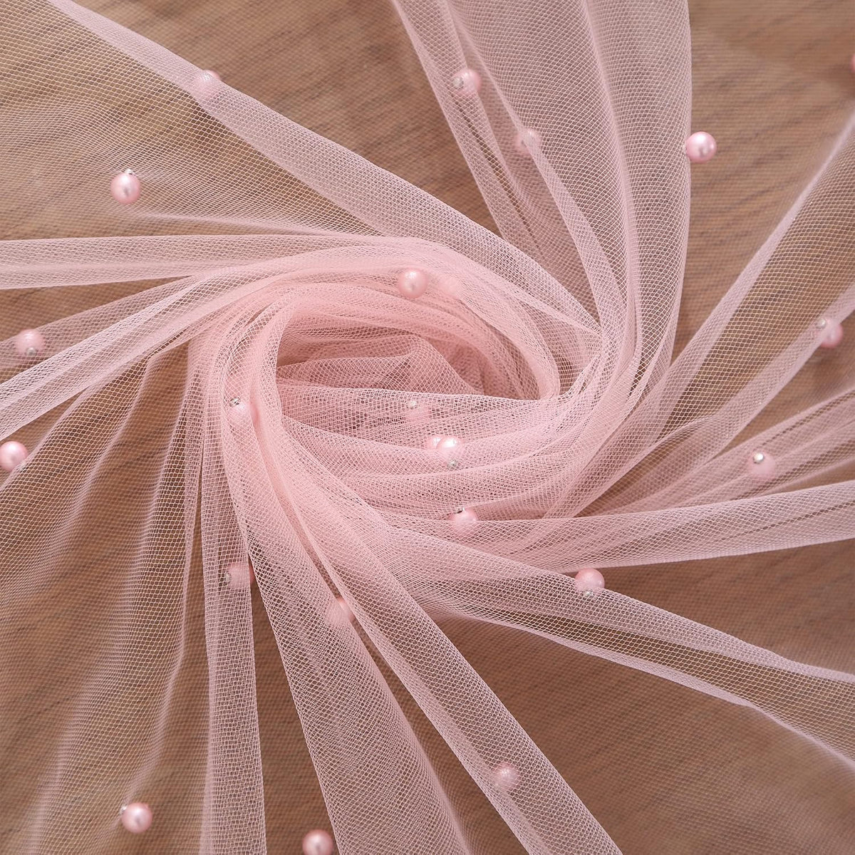 Pink Pearl Tablecloth Wedding Party Home Decor 55 x 86 inch