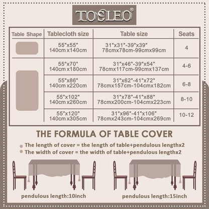 Pink Pearl Tablecloth Wedding Party Home Decor 55 x 86 inch