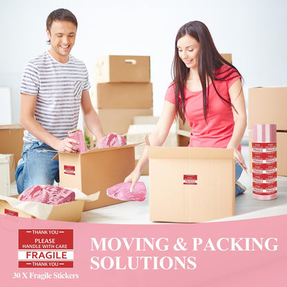 Honeycomb Packing Paper, 12" x 200' Packing Paper Substitute Alternative for Bubble Cushioning Wrap for Moving Shipping Packaging, Recyclable Moving Supplies Bubble Packing Wrap Roll-Pink