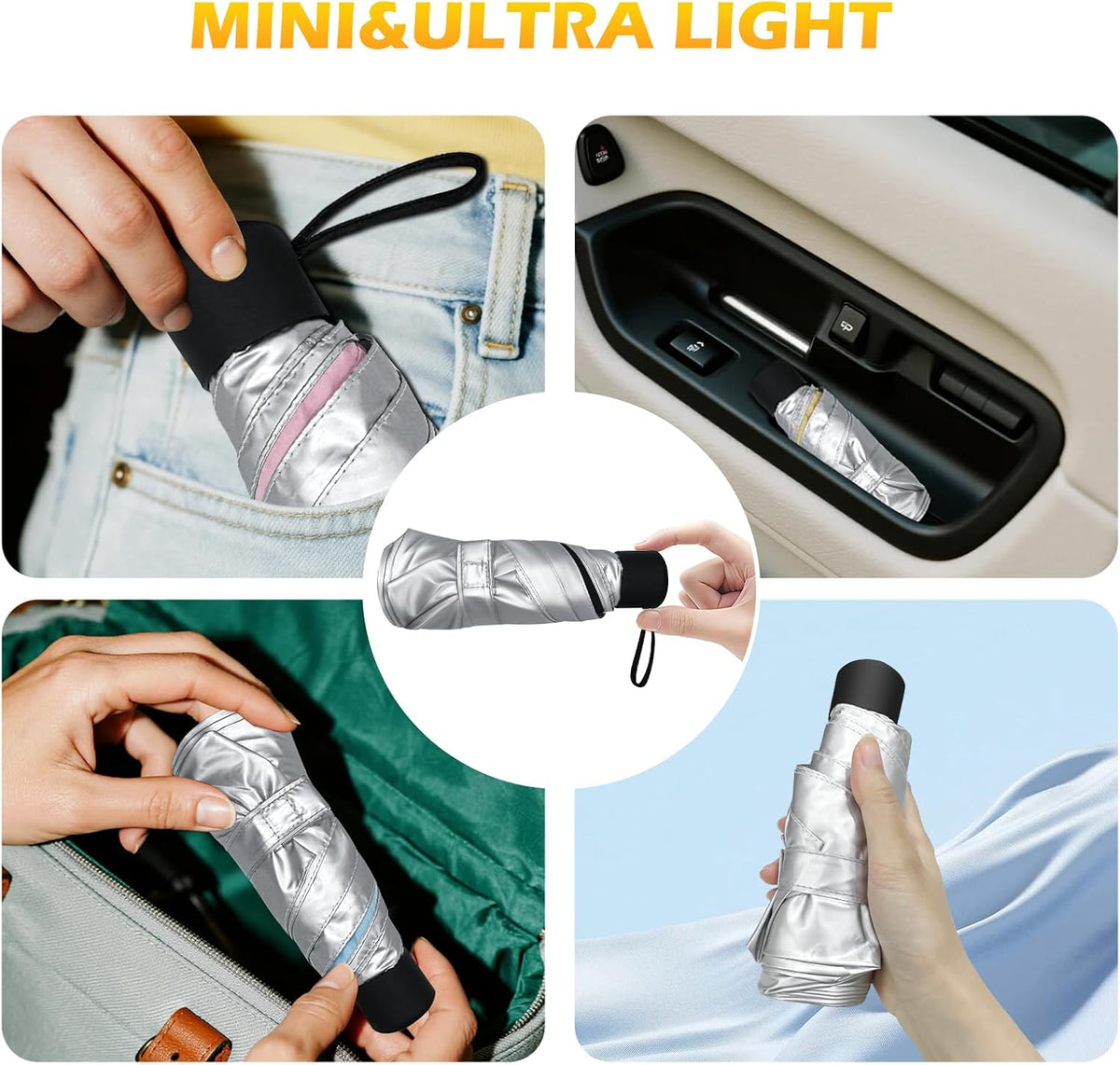 40/42/46/50inch UPF 50+ Sun Umbrella UV Protection UV Umbrellas