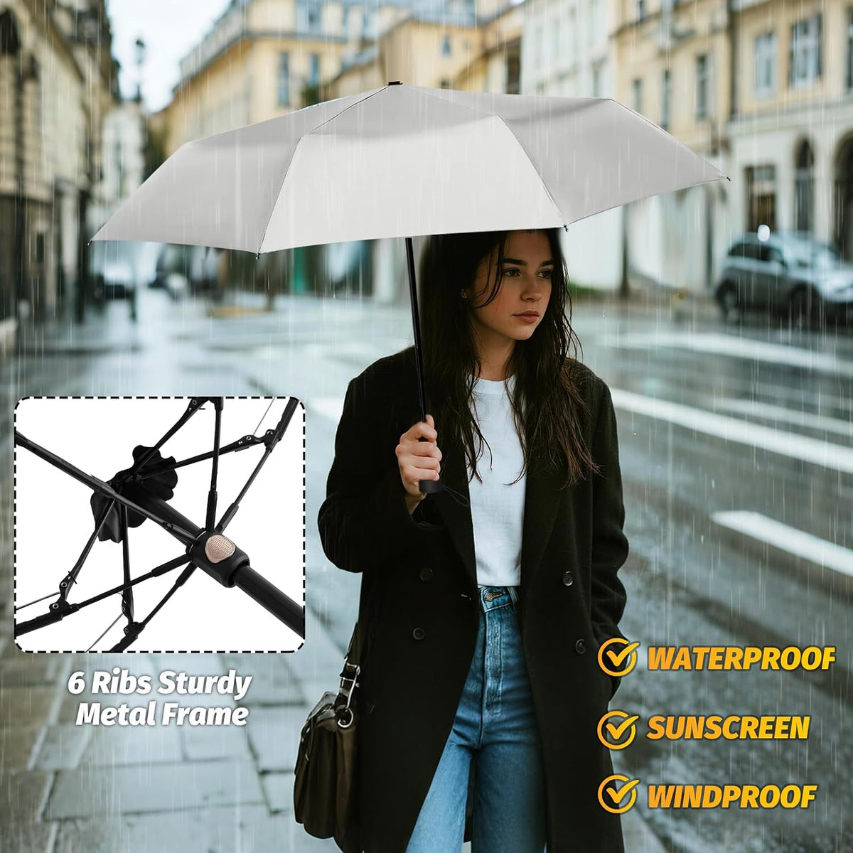 40/42/46/50inch UPF 50+ Sun Umbrella UV Protection UV Umbrellas