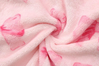 Girls Fleece Robe Boys Hooded Bathrobe Soft Flannel Robe For Kids