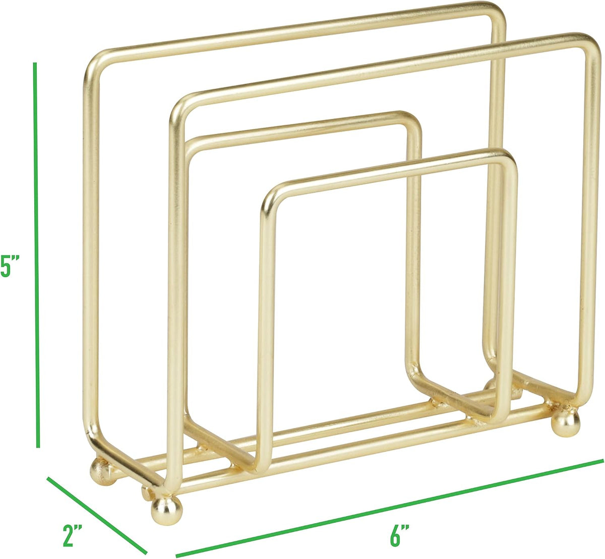 Wire Napkin Holder, One Size,Rose Gold