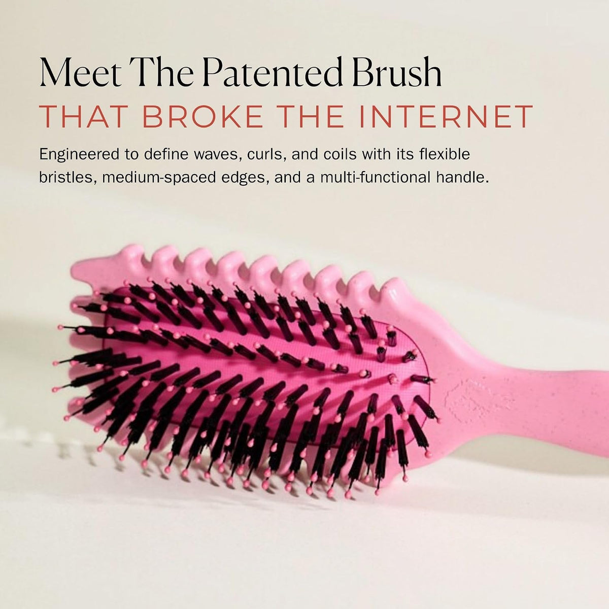 Define EdgeLift Brush, 5-in-1 Styling Tool, Defined Curls -Pink