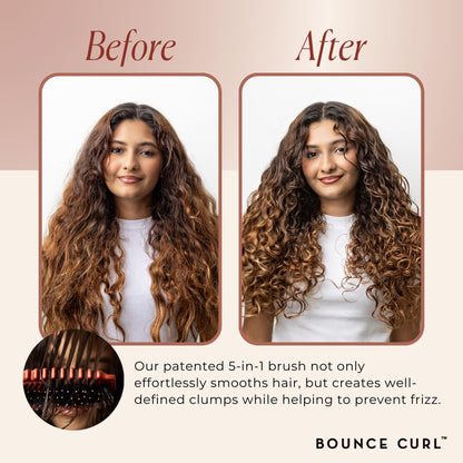 Define EdgeLift Brush, 5-in-1 Styling Tool, Defined Curls -Pink