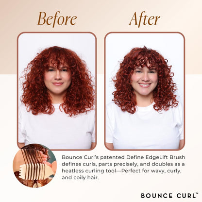 Define EdgeLift Brush, 5-in-1 Styling Tool, Defined Curls -Pink