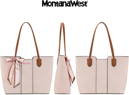 Montana West Tote Bags for Women Top Handle Satchel Purses