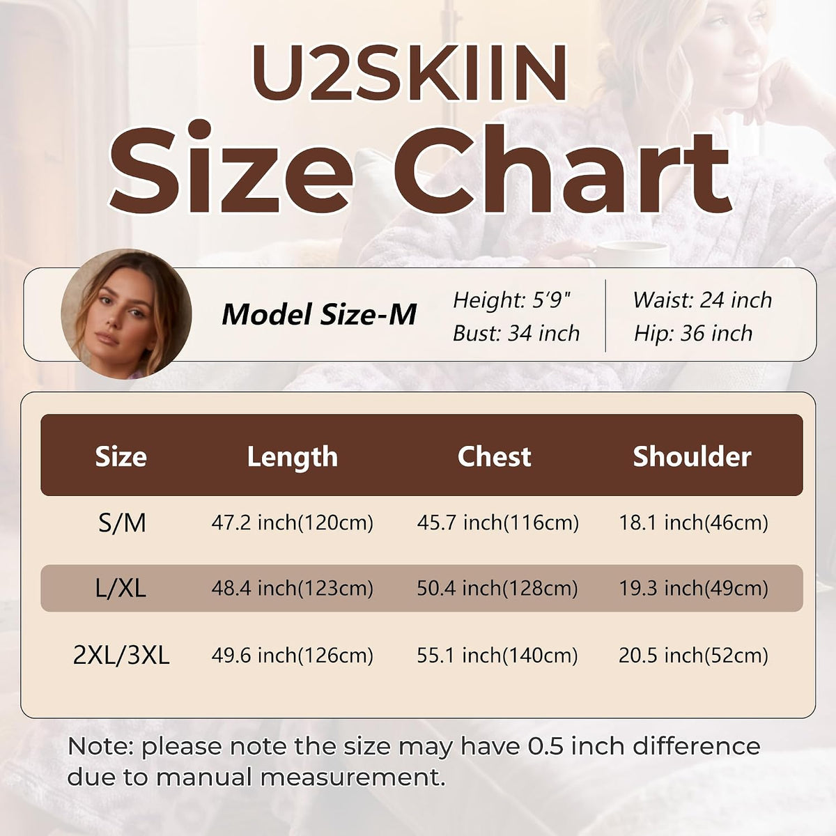 Womens Leopard Plush Robe, Long Floor Length Bathrobe with Pockets, Ultra Soft Winter Housecoat for Home