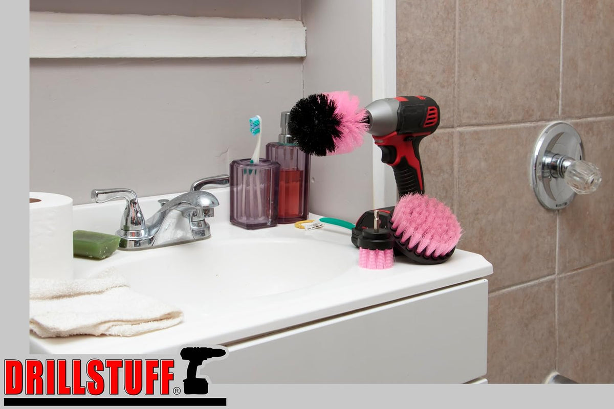 Bath Mat - Sink - Grout Cleaner Brush - Flooring - Porcelain - Fiberglass