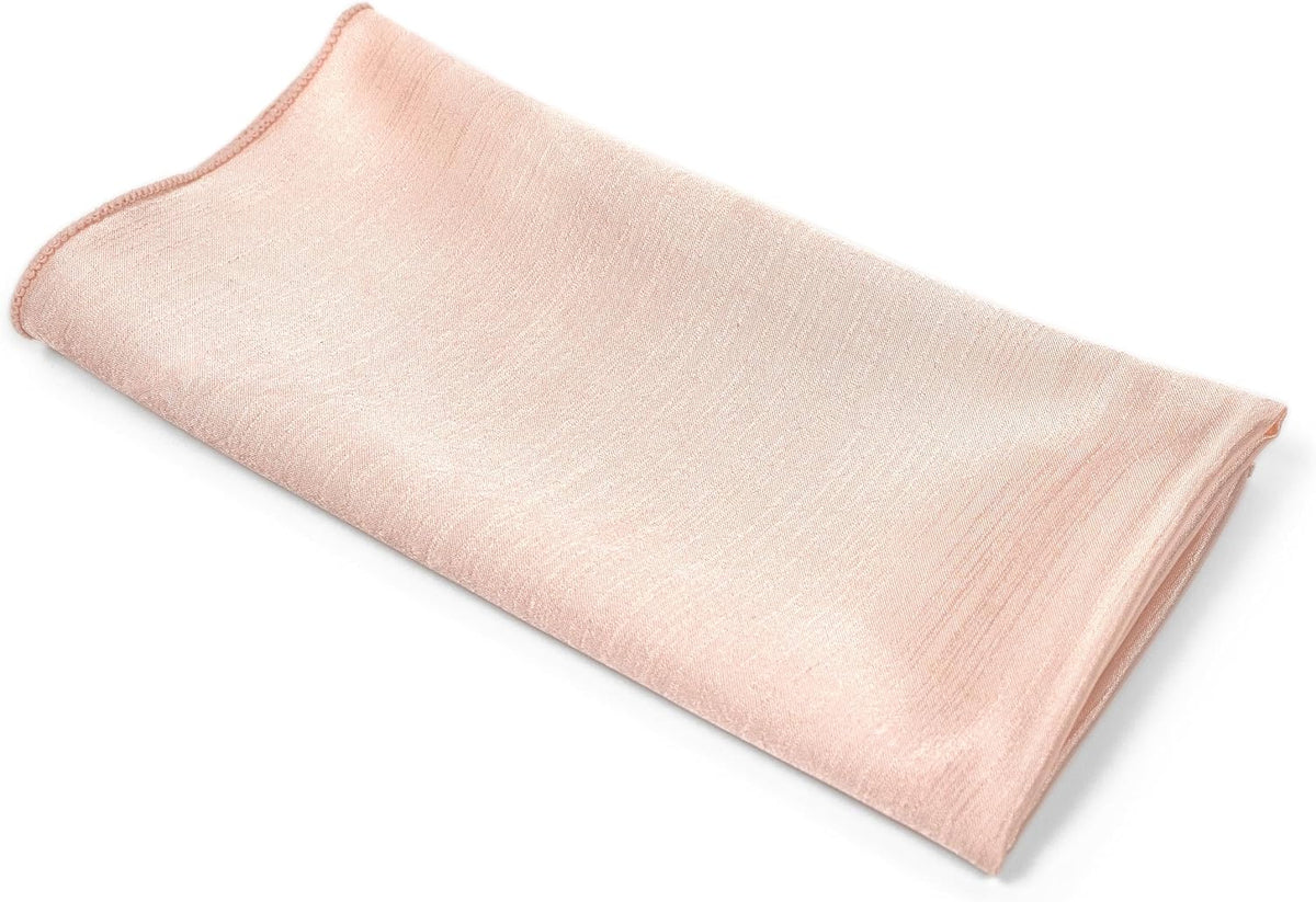 17x17-Inch Shantung Cloth Napkins, Ice Peach, Set of 120