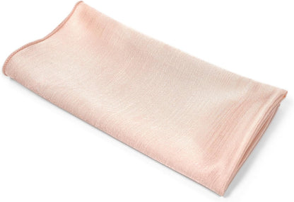 17x17-Inch Shantung Cloth Napkins, Ice Peach, Set of 120