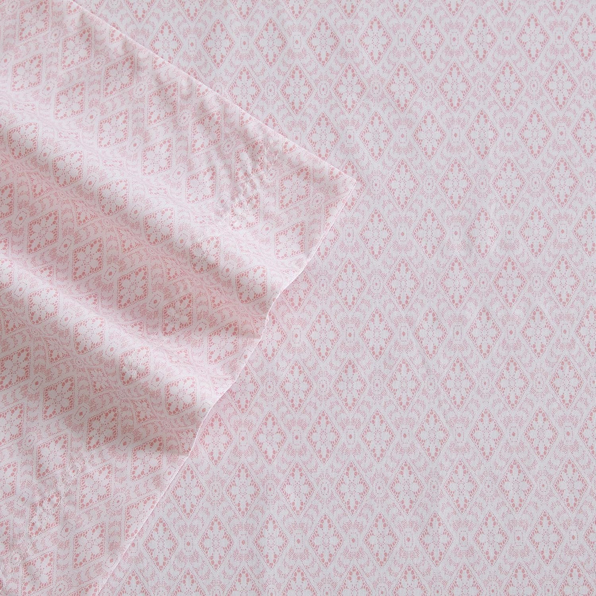 Full Size Cotton Percale Sheet Set with Pillowcases