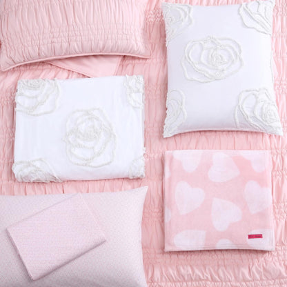 Full Size Cotton Percale Sheet Set with Pillowcases