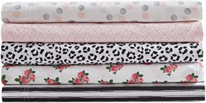 Full Size Cotton Percale Sheet Set with Pillowcases