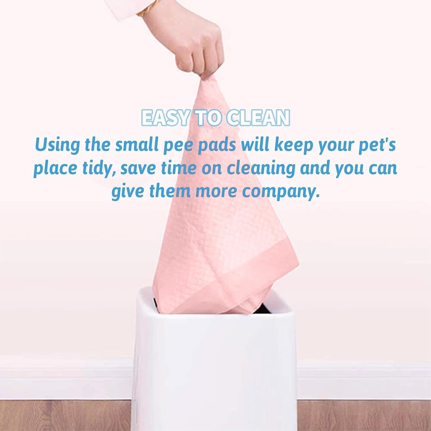 Rabbit Pee Pads 20 Pcs 18"× 13" Disposable Cage Liners Leak-Proof Super Absorbent Potty Training Pad for Puppy Guinea Pigs Hedgehog Hamsters Chinchillas Cats and Other Small Animals