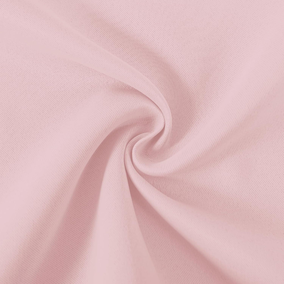 Blush Pink Rod Pocket Valance for Windows 52 x 14 Inch, 1 Panel