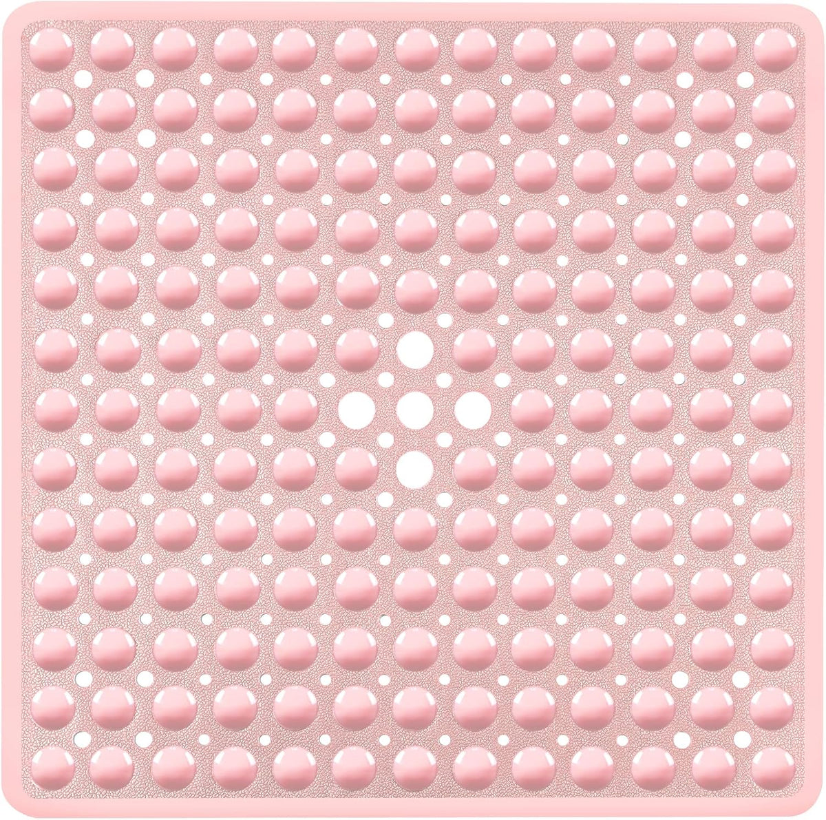 Square Shower Mat Bathtub Mat Tub Bath Mat Non Slip Pink 21"x21"
