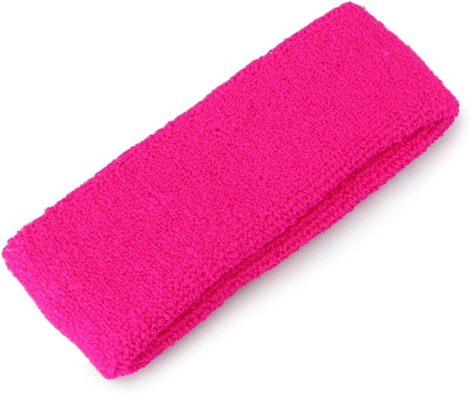 4 Pack Cotton Sports Wristbands Sweatbands Headbands Athletic Tennis Yoga Jogging Basketball Sweatbands for Sports Activities