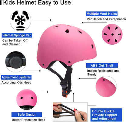 Glaf Toddler Helmet for 2-8 Years Kids Bike Helmets Baby Girls Boys Multi-Sport Adjustable Skateboard Bicycle Helmet Lightweight 4 Sizes for Toddlers