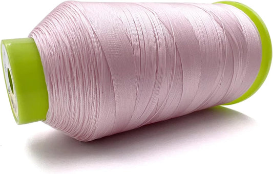 Tortoise 1500 Yards Bonded Nylon Heavy Duty Thread # 69 T70 Size 210D/3 for Sewing Leather;Weaving Hair;Upholstery and Beading Color Pink