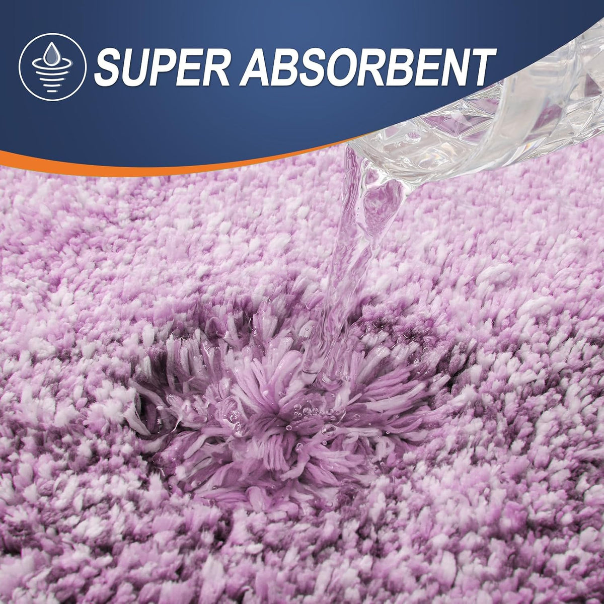 Small Bathroom Rugs 24x16, Extra Soft Absorbent Microfiber Bath Rugs