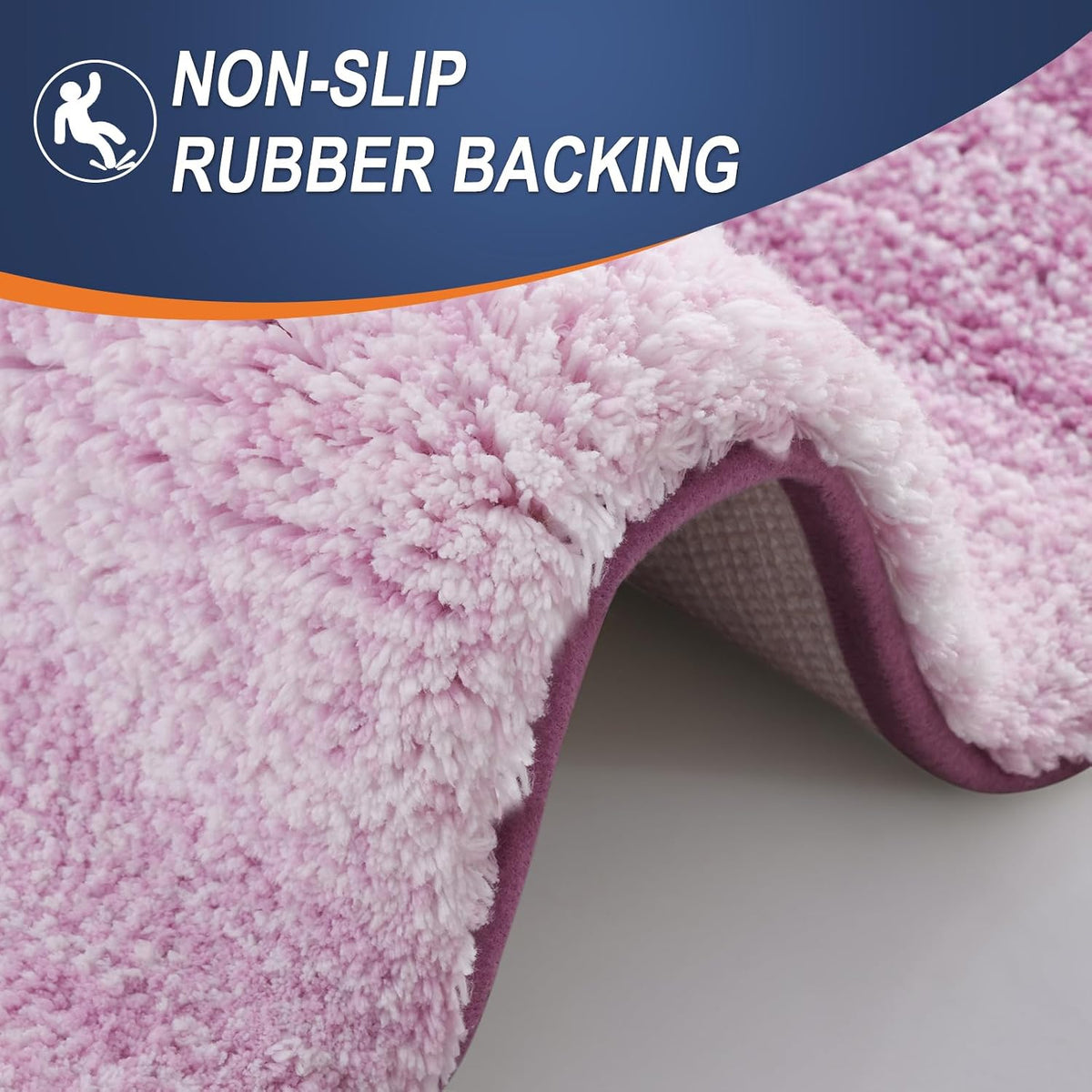 Small Bathroom Rugs 24x16, Extra Soft Absorbent Microfiber Bath Rugs