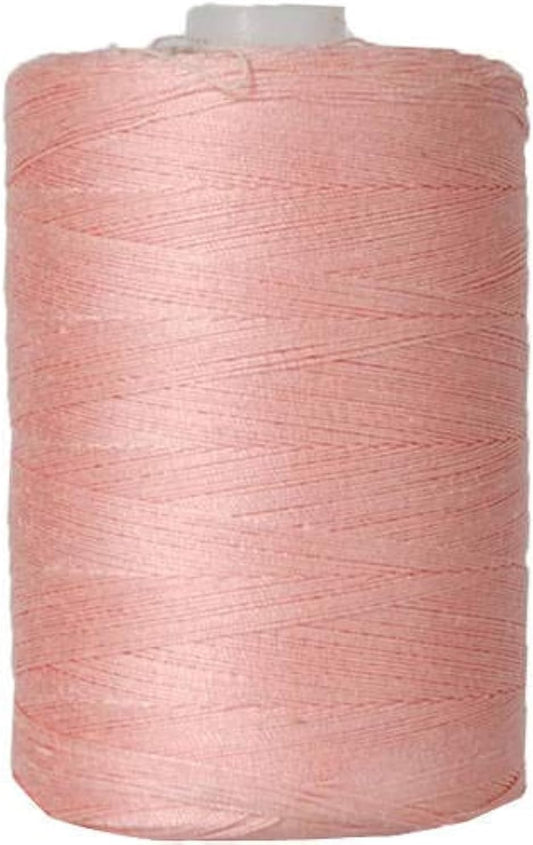 Cotton Quilting Thread, 1000M 50/3, Peach 703 | Long staple cotton thread for quilting, sewing and serging. Low-lint, smooth thread for clean stitches and strong seams.
